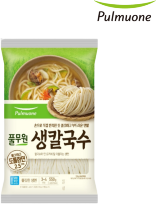 풀무원 생칼국수 4인분 550g, 1개