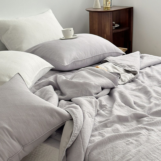 토스티 린넨 여름이불 모달 호텔식 침구세트 혼수 예단 먼지없는 알러지케어 시원한 슈퍼싱글 퀸 차렵이불