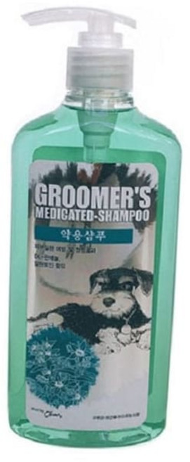 강아지샴푸하이포닉 강아지 약용샴푸 악건성 비듬 곤충 그린티향 400ml