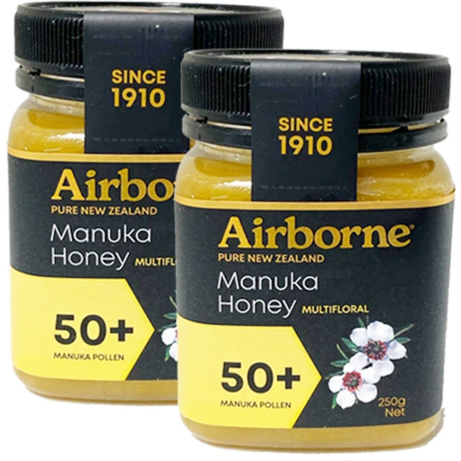 1+1 에어본 50+ 뉴질랜드 마누카꿀 멀티플로랄 250g - 쿠팡