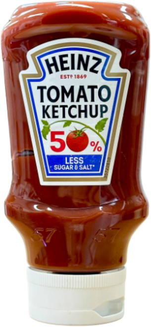 하인즈 50% 슈가 앤 솔트 토마토 케찹, 435g, 1개