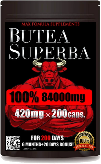 100 % 84000mg 1 420mg x 200 Butea Superba 84000mg 420mg x 200 capsules. (1) 아카가, 200정, 1개 - 쿠팡