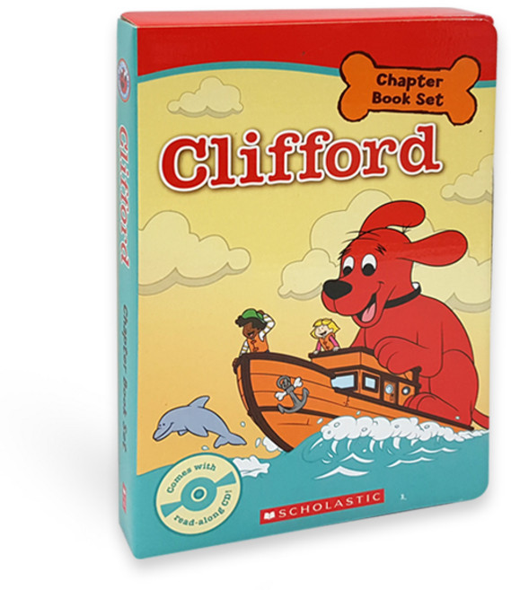 영문 영어 유아 도서 Clifford Chapter Book Set : 챕터북 & CD 4종 Box PaperbackCD 1878302, 영문 영어 유아 도서 Clifford Chapter B