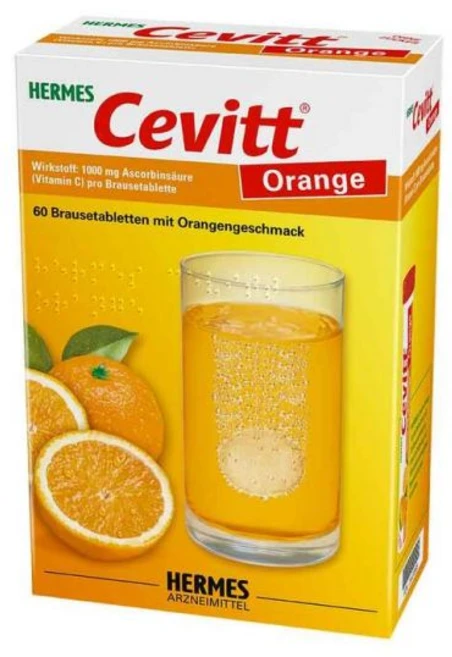 세비트 Cevitt 발포비타민 오렌지맛, 1개, 60정 - 쿠팡