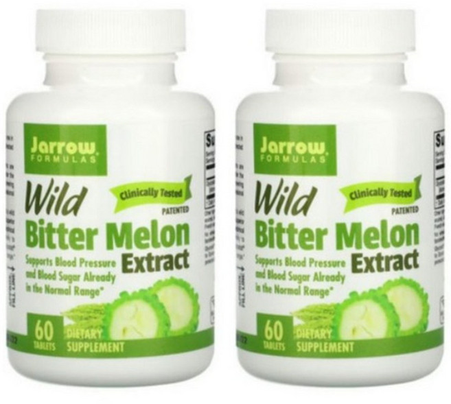 자로우 와일드 비터멜론 여주 추출물 60정 약들약 고약사, 2개