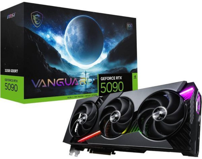 MSI 지포스 RTX 5090 32G 뱅가드 SOC 그래픽 카드 VD8999, 2) RTX 5090 VANGUARD Regular M