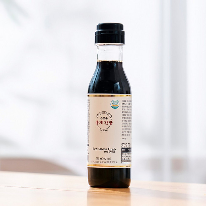 [70년 전통 손봉훈 명품 천일염] 홍게간장250ml, 2개, 250ml