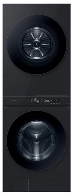 삼성전자 그랑데 AI 원바디 세탁기 건조기 1등급 올인원 일체형 24kg+20kg 블랙, WF2420HCVVC