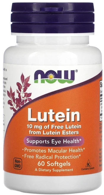 나우푸드 루테인 10mg 소프트젤, 60정, 1개 - 쿠팡