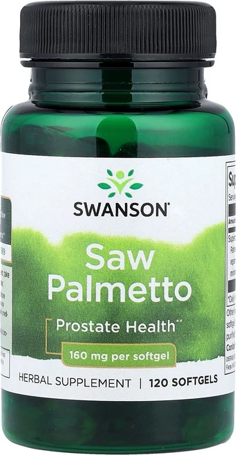 Swanson Saw Palmetto 160 mg 120 Softgels, 스완슨 Swanson, Saw Palmetto, 160, 1, 120정 - 쿠팡