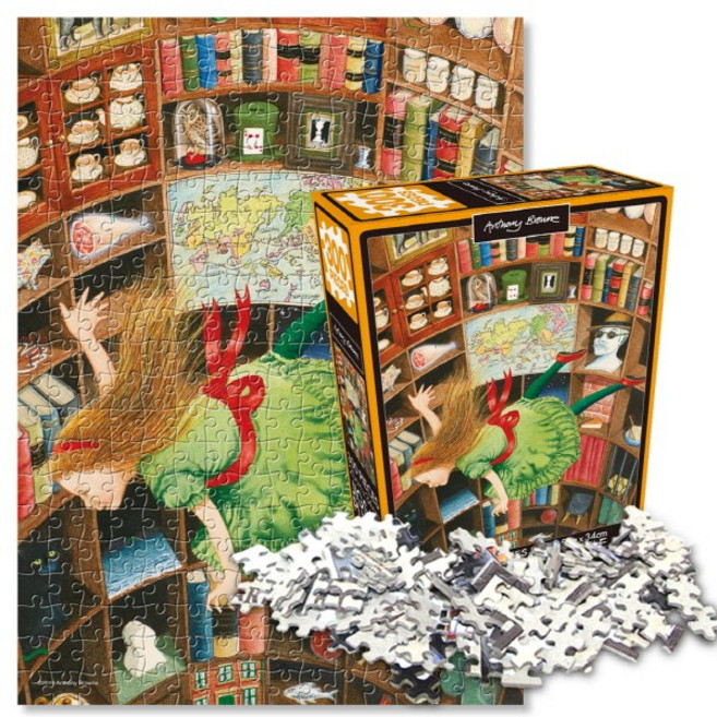 앤서니브라운 직소 퍼즐 300조각 그림책 일러스트, 1개, 이상한 나라의 엘리스, 300피스