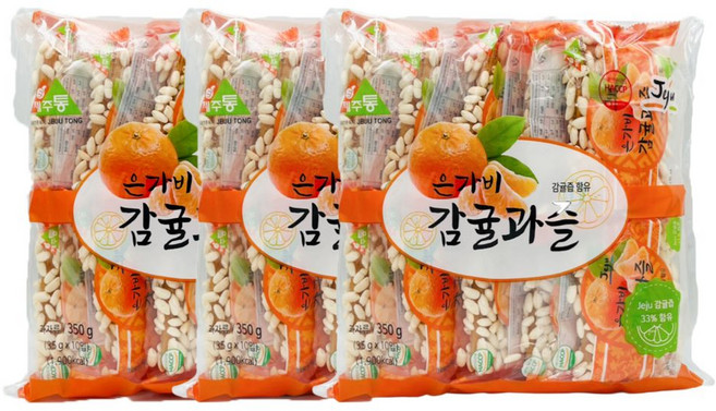 제주 은가비 감귤 과즐 한과 30개입, 3개, 350g