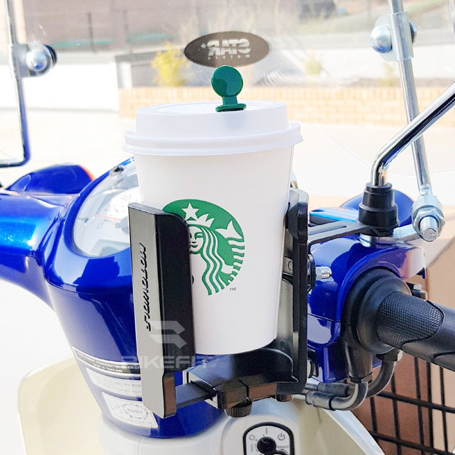 슈퍼커브 물병거치대 물병걸이 컵홀더 물병꽂이 백미러형 110 C125