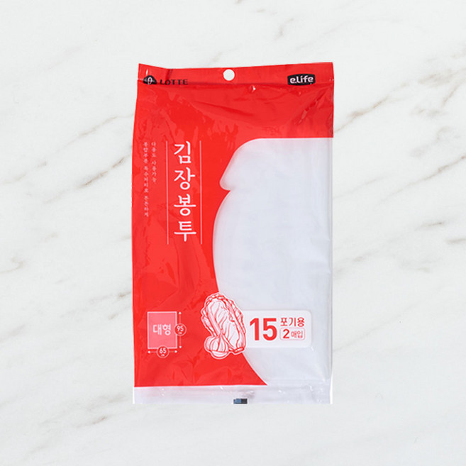 롯데 김장봉투, 대형(약15포기), 20개