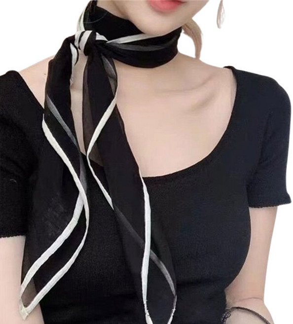 모코홈 데일리 라인 쉬폰 스카프 단품