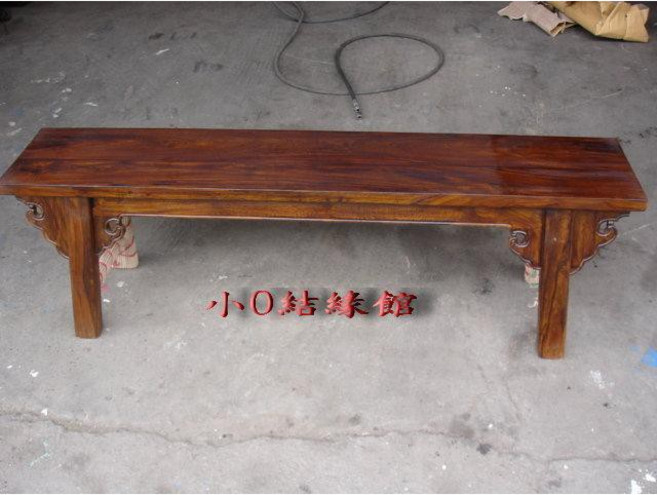 小o結緣館 仿古長板凳 加寬版 154x28x48, 1個