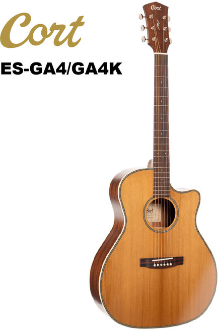 Cort 콜트 ESSENCE ES-GA4K 어쿠스틱 기타 43mm 너트