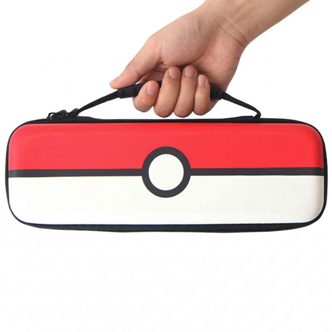 아그노 가오레칩 카드 보관함 가방, 1개, 직사각형 레드