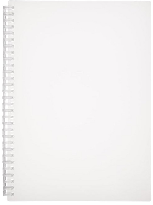 무인양품 리필노트 본체 폴리프로필렌 표지 반투명 A430구멍 NAB26A0S, 1개, 상세페이지 참조