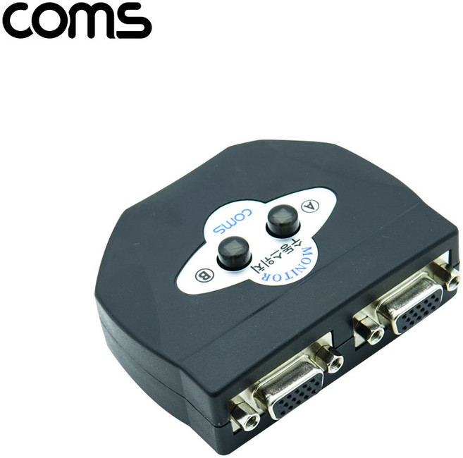 RGB VGA 모니터 1대2 선택기 스위치 양방향 LC025, 1개
