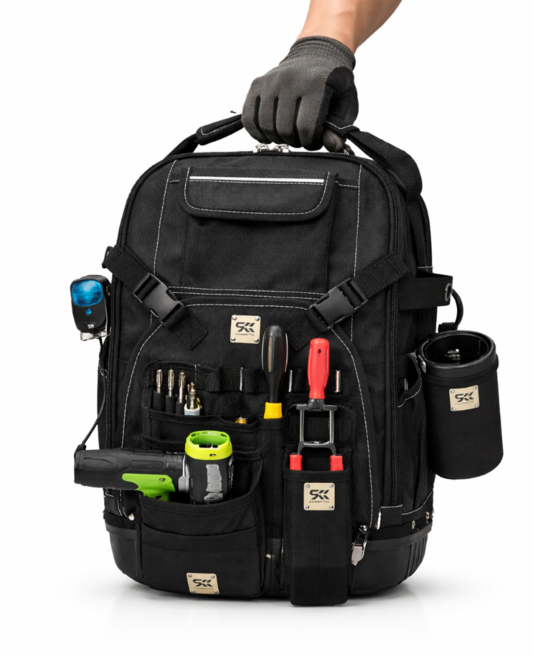 썬키 옥스포드 수납 프리미엄 공구백팩 MBP-B02 20포켓, 1개