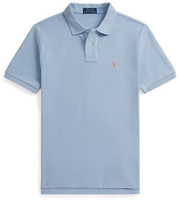 Polo Ralph Lauren 빅 보이즈 클래식 핏 코튼 메쉬 폴로 셔츠 - Estate Blue 248926