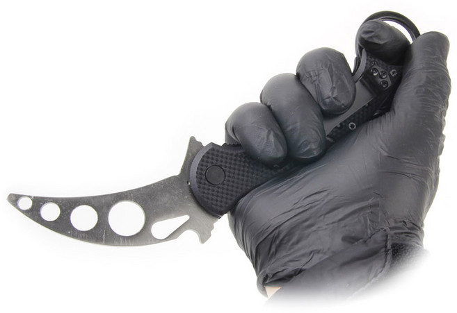 HB153 카람빗 나이프 캠핑용 호신용 칼, 1개, 블랙