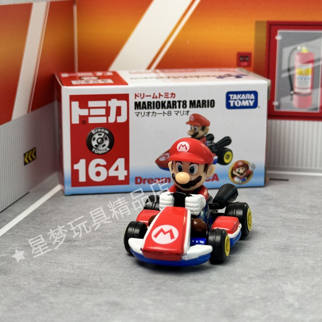 TOMY 多美卡 瑪利歐賽車 164號 玩具模型, 1個, 164號超級瑪麗賽車多美卡正品 全新好盒 關注收藏的寶寶優先發