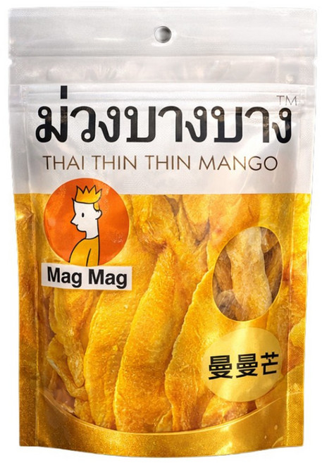 Mag Mag 曼曼芒 芒果乾 泰國零食, 50g, 1包