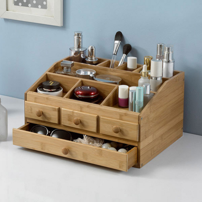 리빙위즈 페어 다용도 소품 정리함 2단 서랍형, 1개