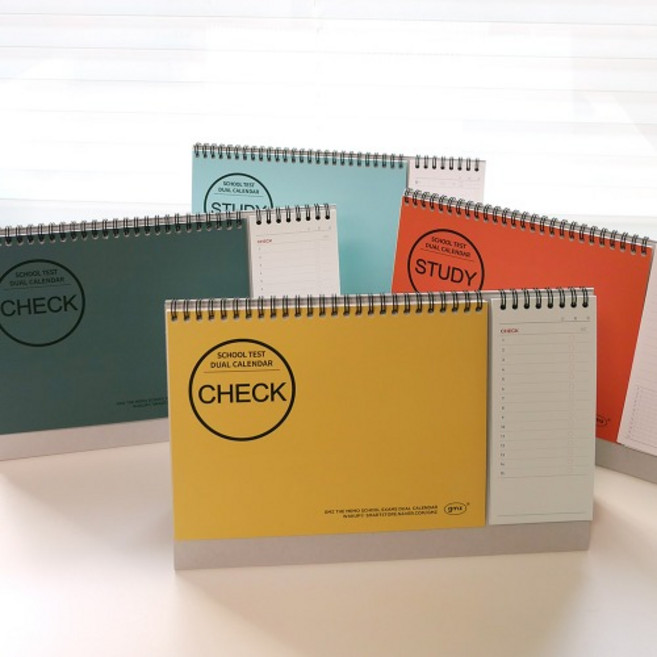 건망증GMZ 만년 듀얼 라이프 스터디플래너 캘린더(중간 기말 지필 모의고사 내신준비 플래너), 스터디오렌지, 1개