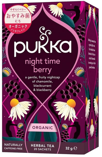 pukka 파카 유기농 허브 차 나이트 타임베리 티백 20봉, 1개