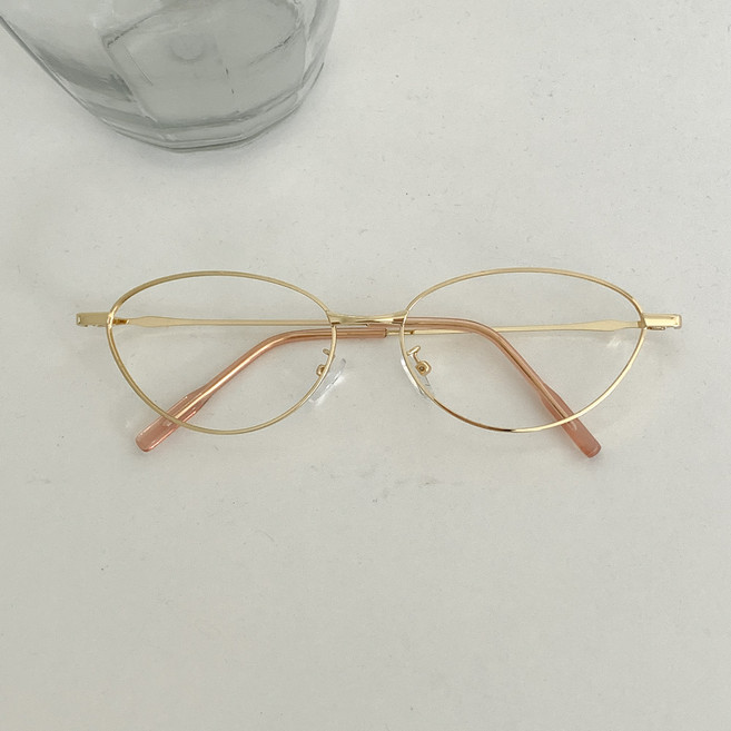 블루씨티 엘렌 라이트 메탈 캣아이 안경