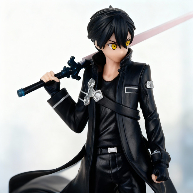 소드아트온라인 키리토 피규어 모형 17cm (소아온 키리가야 카즈토), 1세트