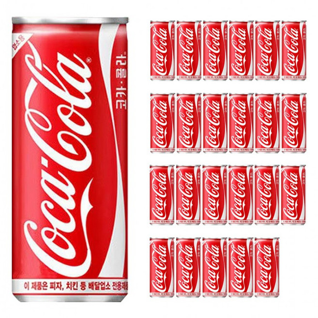코카콜라 업소용 슬릭 245ml, 24개