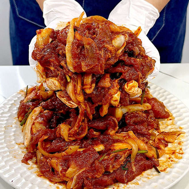 합천군 토종 흑돼지 한돈 고추장제육볶음 돼지불백 1kg, 2개