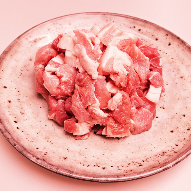 문경쑥돈 생고기 앞다리살 찌개용 1+등급, 500g, 4개