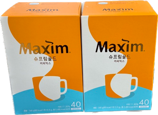SUPREME GOLD 커피믹스, 0.014mg, 40개입, 2개