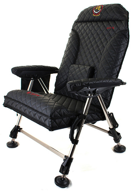 [유천낚시] 섬의자 프리미엄 VIP 민물 낚시의자, 블랙, 1개