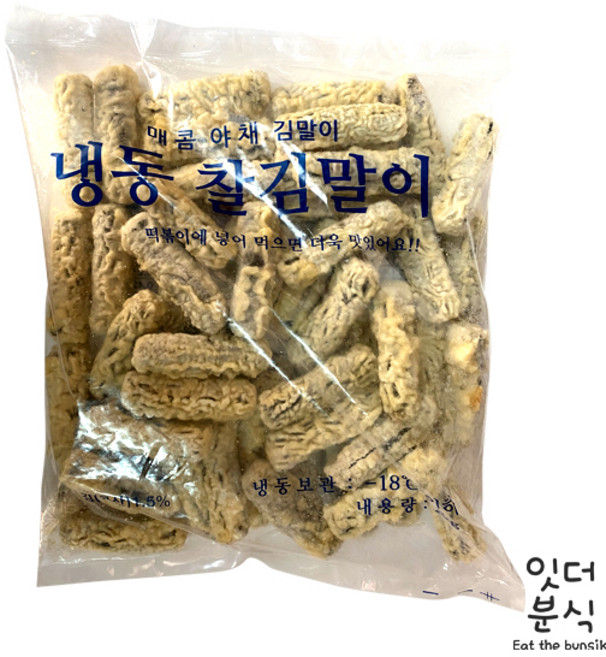 만복식품 냉동 찰 김말이 2kg 김말이튀김 분식재료 대용량, 1개