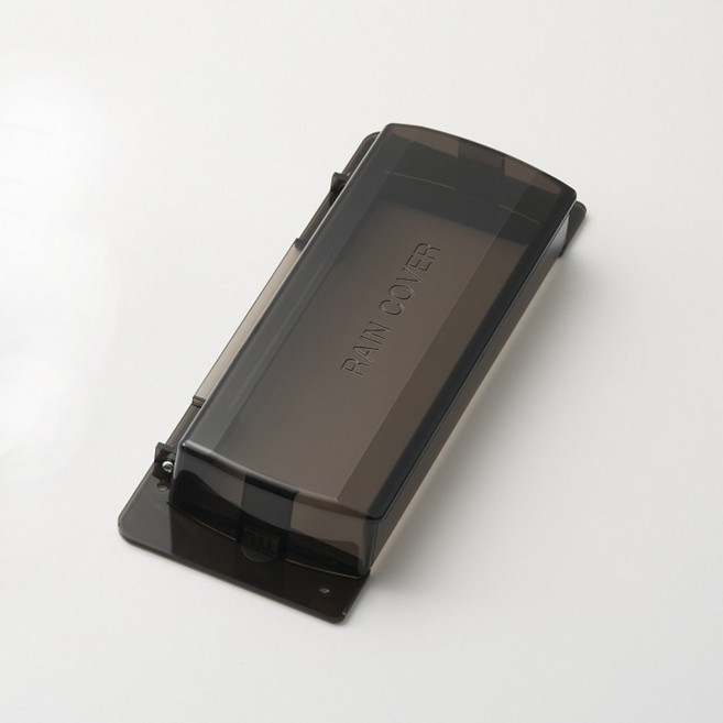 도어락 레인커버 샤시문 유리문 보조키형 번호키레인커버 방수커버 빗물방지 비막음 번호키방수 RC2 키, 고객직접설치, RC2_보조키/샤시문/유리문_블랙