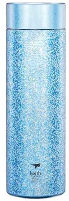 Keith Titanium Arctic Radiance 진공 단열 보온병 시리즈 (아이스 블루 269.3g(9.5온스)