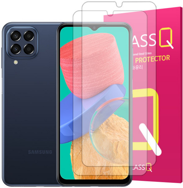 스톤스틸 1+1 갤럭시 점프2 방탄 강화 유리 액정 보호 필름 (m336), 갤럭시 점프2 (m336), 2개