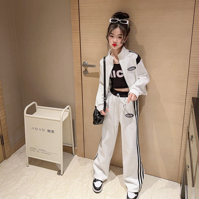 밀크봉봉 초등생 여아 집업 상하복 세트(G56)