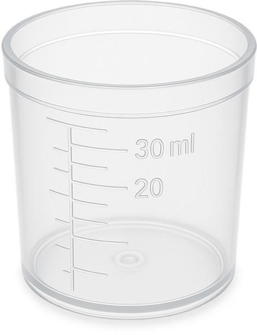 계량컵 국내생산 30ml 눈금, 1개, 투명