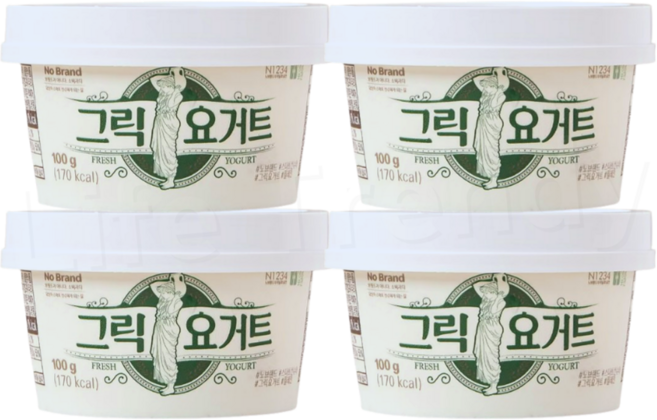 노브랜드 그릭요거트 냉장 수량, 2개, 100g