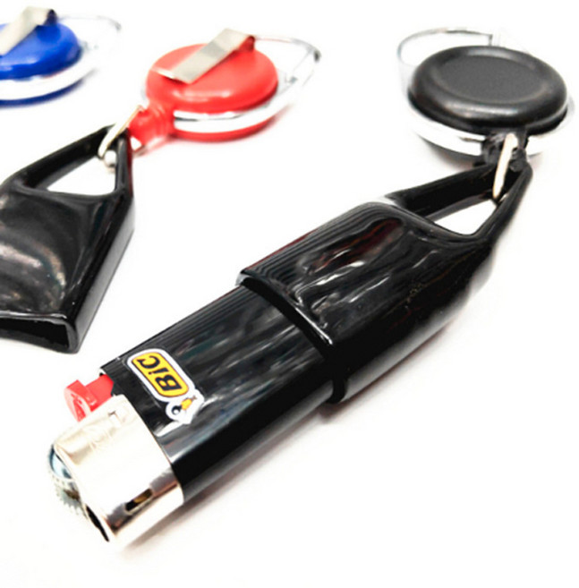 라이터 케이스 키링 8color 일회용 길이 연장 아이디어 호환 립밤 릴홀더 남자 선물 웃긴 남성 자동차 오토바이 차키 벨트 바지 열쇠 고리