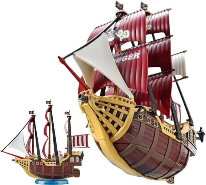 원피스 해적선 해적왕 골 D. 로저 오로잭슨호 로저해적단 프라홈정밀니퍼, 1개