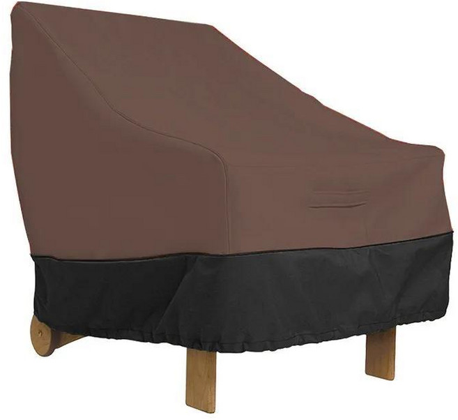 컬러 블록 소파 커버 야외 정원 파티오 자외선 차단 방풍 방수 가구 먼지 방지 필수품, 2. black, 1개