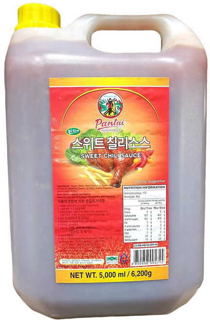 판타이 스위트 칠리 소스 5L 태국소스, 1개